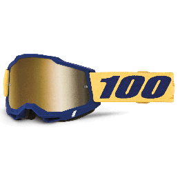 Lunettes 100% accuri 2 desoto - ecran iridium or | Oxmoto