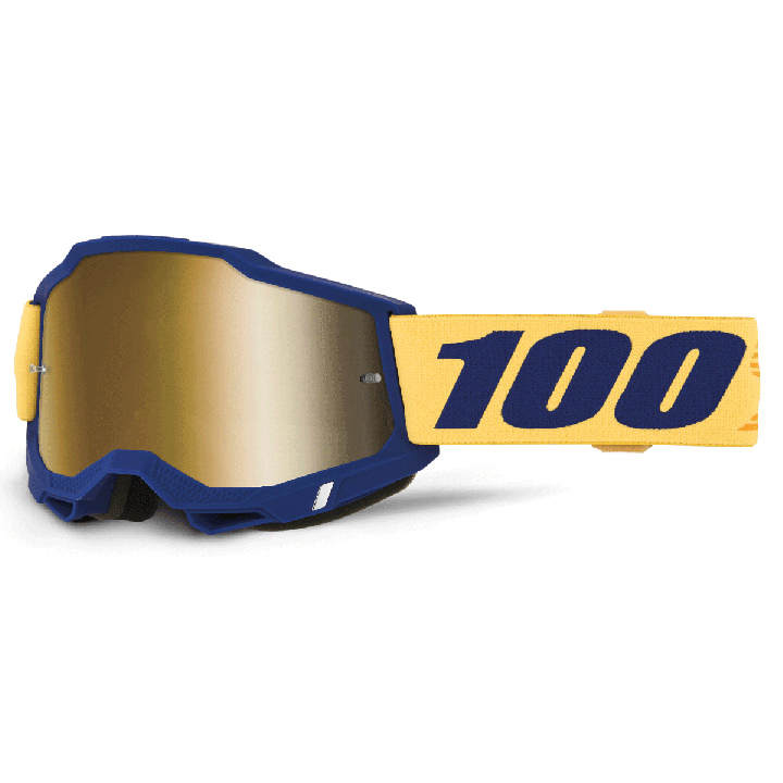 Lunettes 100% accuri 2 desoto - ecran iridium or | Oxmoto