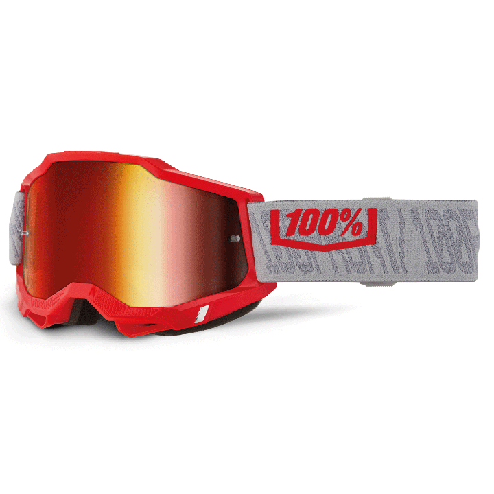 Lunettes 100% accuri 2 gatorback - ecran iridium rouge