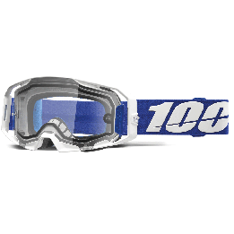 Lunettes 100% armatic enduro bleu - ecran double | Oxmoto