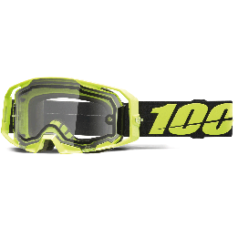 Lunettes 100% armatic enduro jaune fluo - ecran double