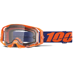 Lunettes 100% armatic enduro orange - ecran double | Oxmoto