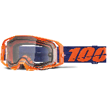 Lunettes 100% armatic enduro orange - ecran double | Oxmoto