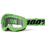 Lunettes 100% strata 2 vert fluo - ecran transparent