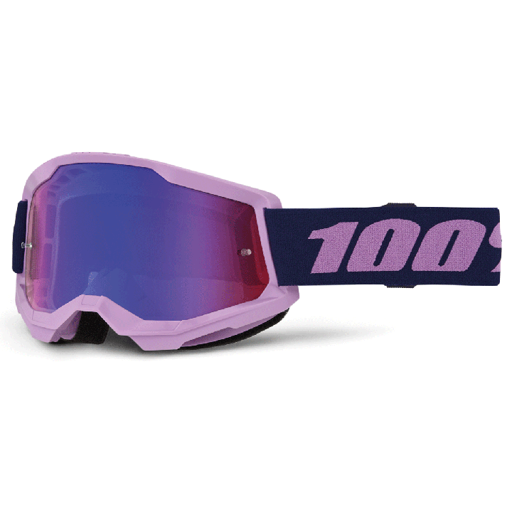 Lunettes 100% strata 2 violet - ecran iridium rouge/bleu