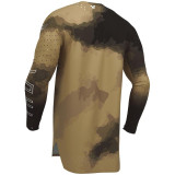 Maillot Thor sportmode carbon noir/marron | Oxmoto