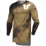 Maillot Thor sportmode carbon noir/marron | Oxmoto