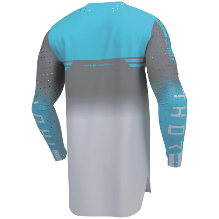 Maillot Thor sportmode geo bleu/gris | Oxmoto