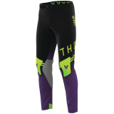 Pantalon Thor sportmode geo noir/violet | Oxmoto