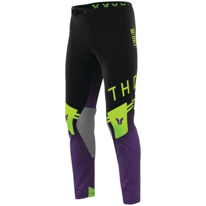 Pantalon Thor sportmode geo noir/violet | Oxmoto