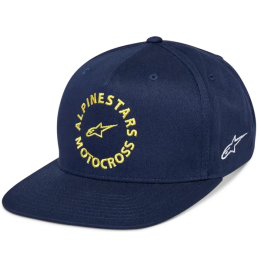 Casquette Alpinestars snapback mx bleu | Oxmoto