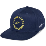 Casquette Alpinestars snapback mx bleu | Oxmoto