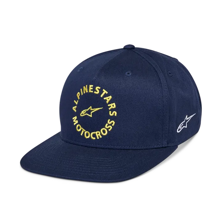 Casquette Alpinestars snapback mx bleu | Oxmoto