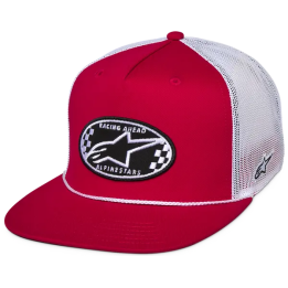 Casquette Alpinestars trucker contender rouge | Oxmoto