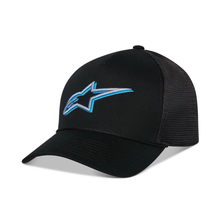 Casquette Alpinestars trucker ageless shadow bleu | Oxmoto