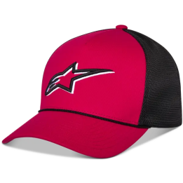 Casquette Alpinestars trucker ageless shadow rouge | Oxmoto