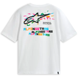 T-shirt Alpinestars oversized wild csf blanc | Oxmoto