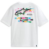T-shirt Alpinestars oversized wild csf blanc | Oxmoto