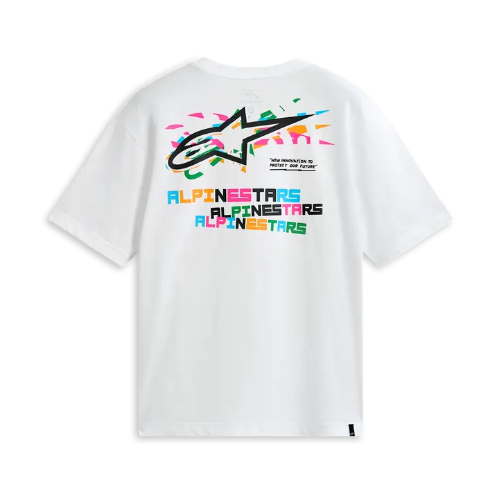 T-shirt Alpinestars oversized wild csf blanc | Oxmoto