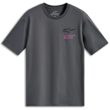 T-shirt Alpinestars pop helmet csf gris charcoal | Oxmoto