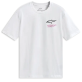 T-shirt Alpinestars pop helmet csf blanc | Oxmoto
