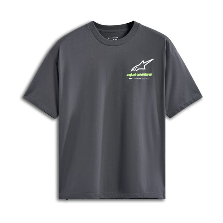 T-shirt Alpinestars oversized overhang csf charcoal gris
