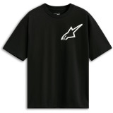 T-shirt Alpinestars one oversized ss csf tee noir | Oxmoto