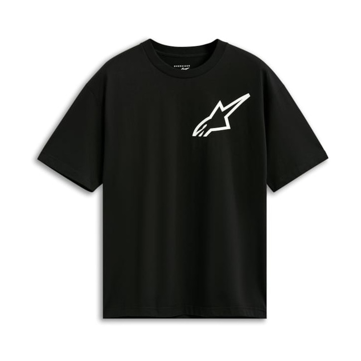 T-shirt Alpinestars one oversized ss csf tee noir | Oxmoto