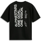 T-shirt Alpinestars one oversized ss csf tee noir | Oxmoto