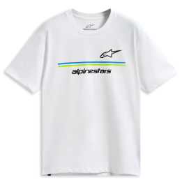 T-shirt Alpinestars lanes csf blanc | Oxmoto