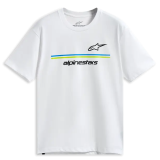 T-shirt Alpinestars lanes csf blanc | Oxmoto