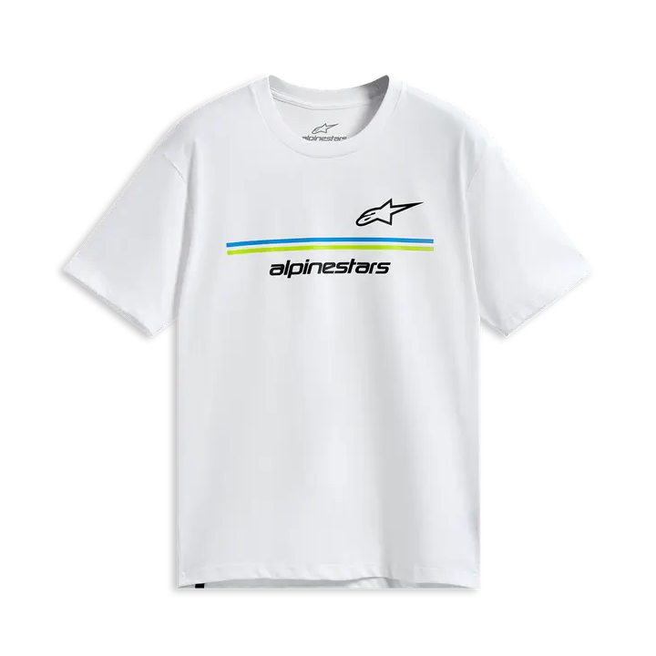 T-shirt Alpinestars lanes csf blanc | Oxmoto
