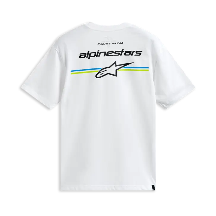 T-shirt Alpinestars lanes csf blanc | Oxmoto