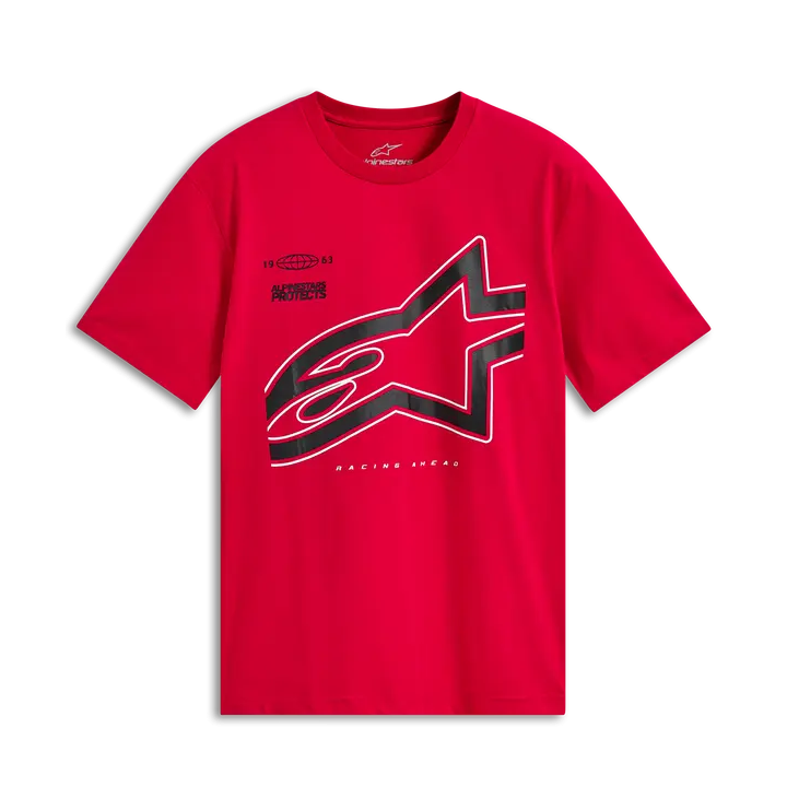 T-shirt Alpinestars authority csf rouge | Oxmoto