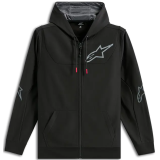 Sweat Alpinestars sessions v3 à capuche zippé noir/gris