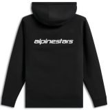 Sweat Alpinestars zippé transverse noir | Oxmoto
