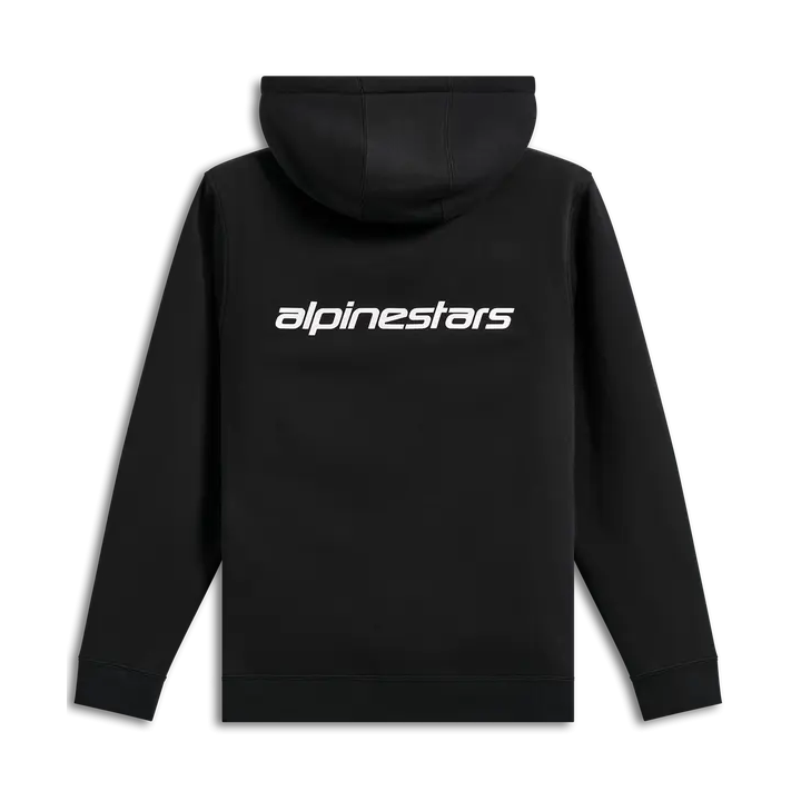 Sweat Alpinestars zippé transverse noir | Oxmoto