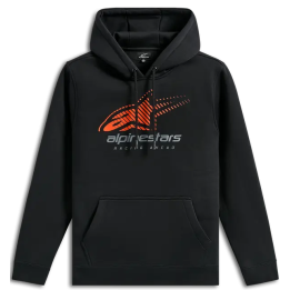 Sweat Alpinestars pulse pullover à capuche noir | Oxmoto