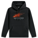 Sweat Alpinestars pulse pullover à capuche noir | Oxmoto