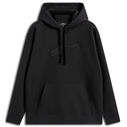 Sweat Alpinestars oversized emergent à capuche noir | Oxmoto