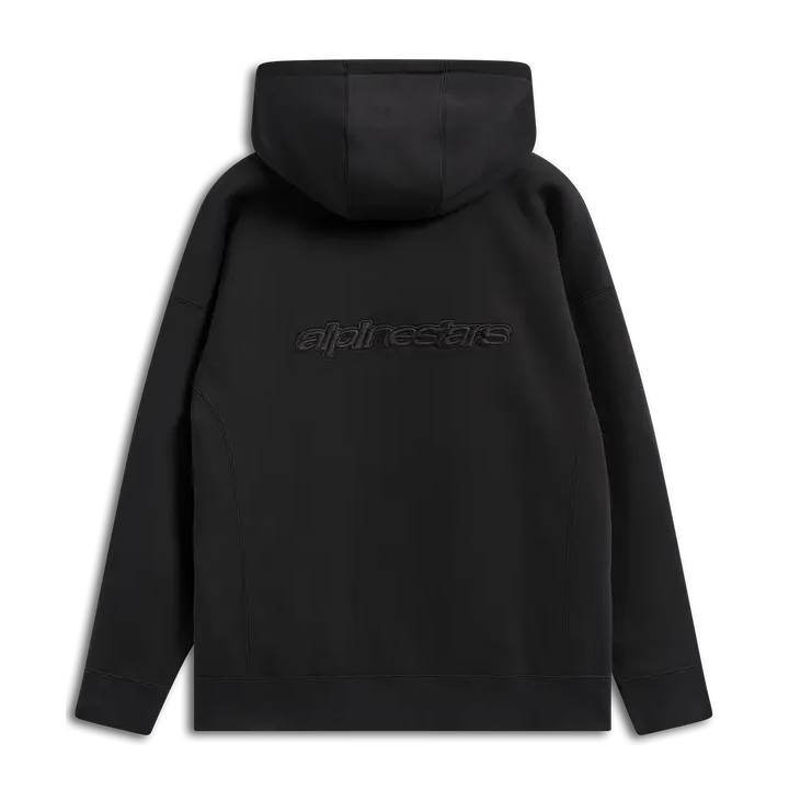 Sweat Alpinestars oversized emergent à capuche noir | Oxmoto