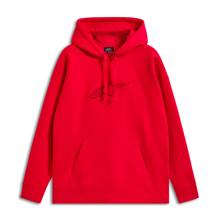 Sweat Alpinestars oversized emergent à capuche rouge