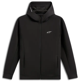 Sweat Alpinestars double face cypher à capuche noir | Oxmoto