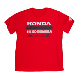 T-shirt Honda factory 2 rouge | Oxmoto