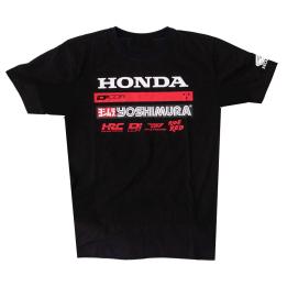 T-shirt Honda factory 2 noir | Oxmoto