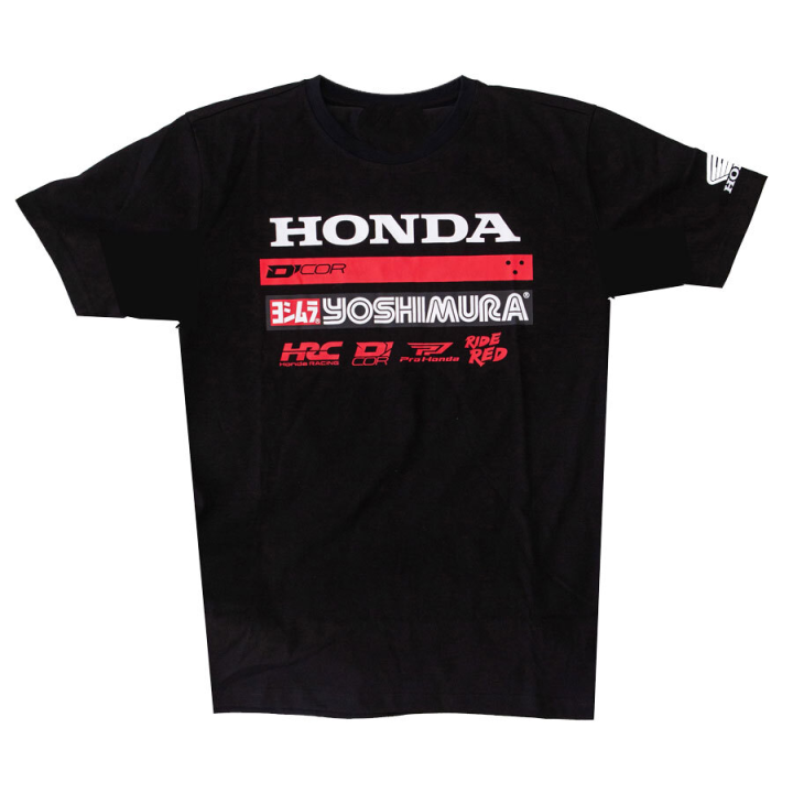 T-shirt Honda factory 2 noir | Oxmoto