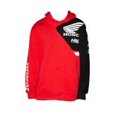 Sweat à capuche Honda team 2 rouge | Oxmoto
