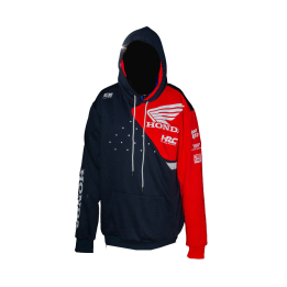 Sweat à capuche Honda team 2 navy | Oxmoto