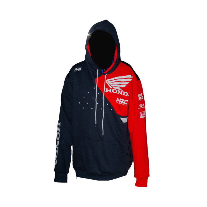 Sweat à capuche Honda team 2 navy | Oxmoto