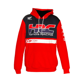 Sweat à capuche Honda hrc 2 rouge | Oxmoto